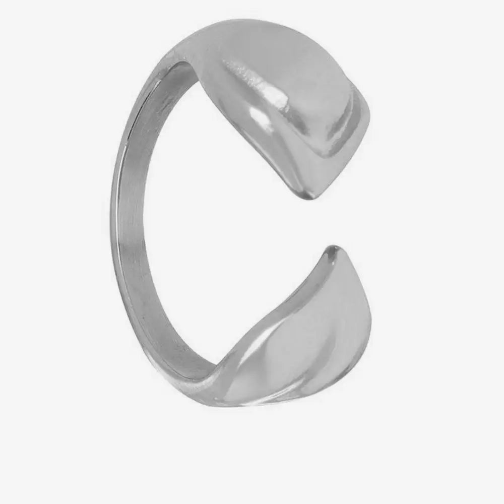 Waterproof Stainless Steel Ring for Women Non-fading Heart Ring Stylish Rings Simple New Jewelry.