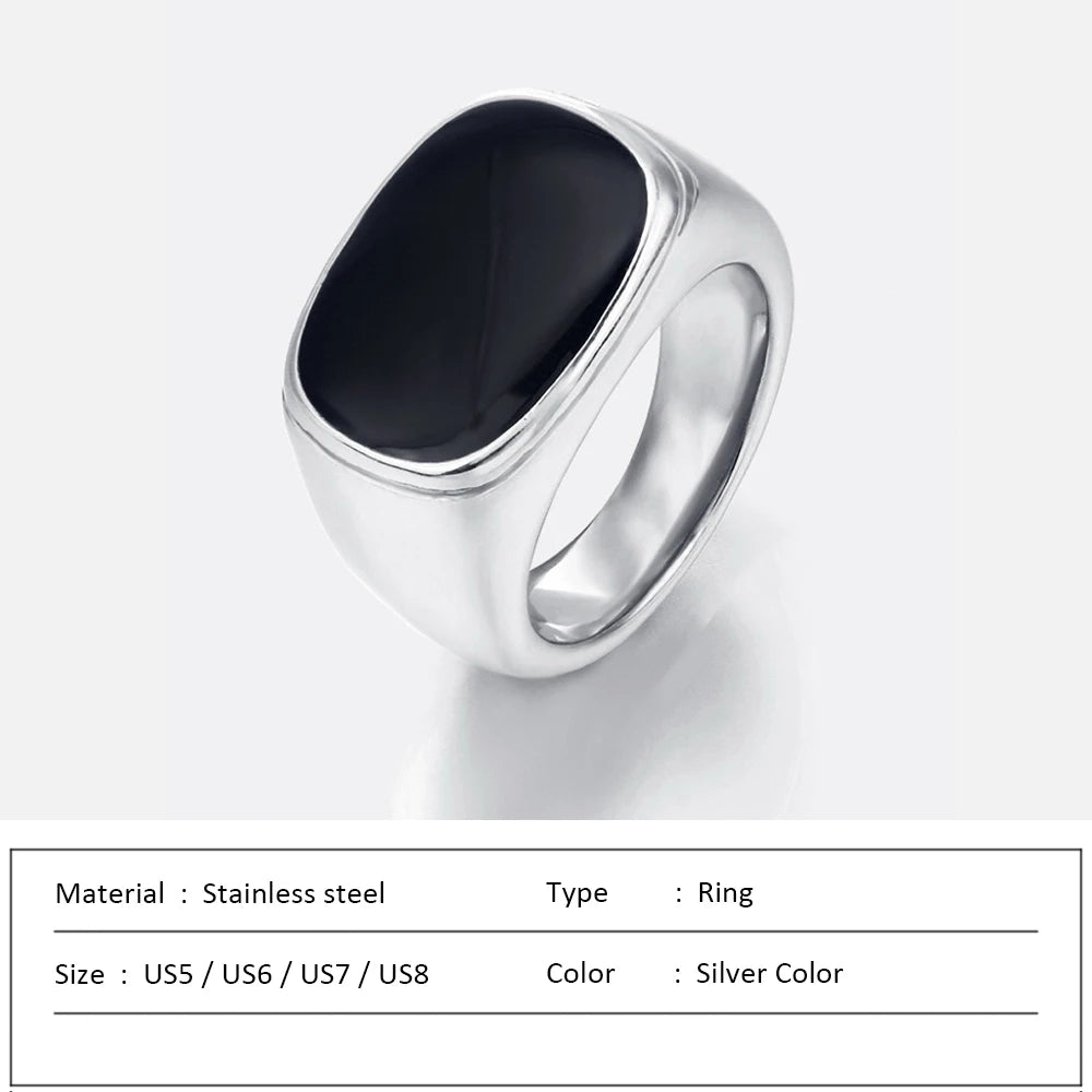 Waterproof Stainless Steel Ring for Women Non-fading Heart Ring Stylish Rings Simple New Jewelry.